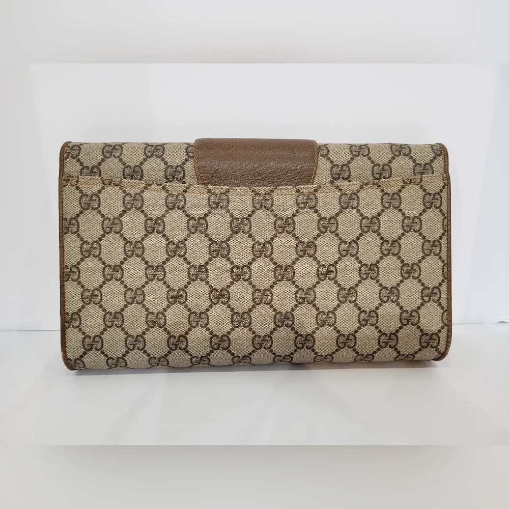 GUCCI Crosbody Bag, Clutch, Two Ways, Vintage, Prestige Condition - Picture 8 of 16